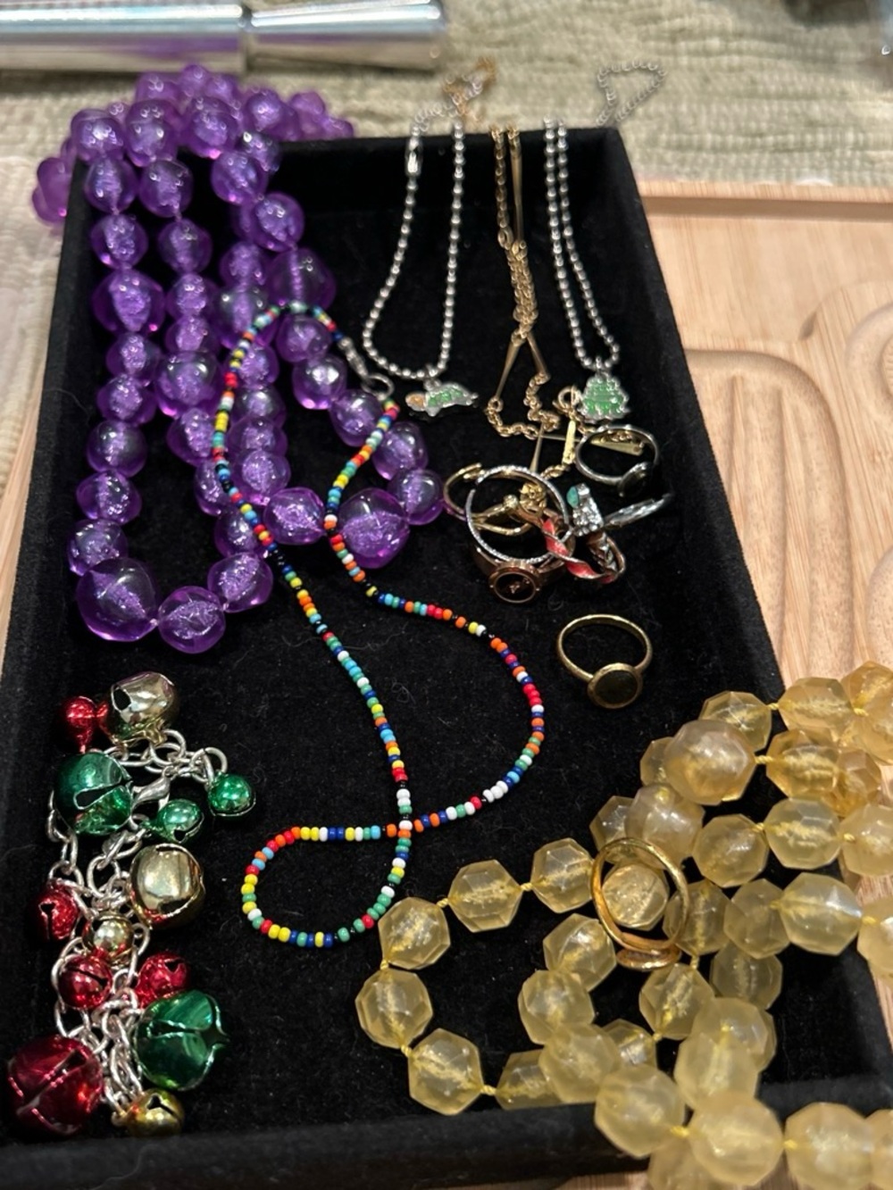 Assorted Women’s Purple Beaded Necklace by